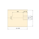 Porta Pantaloni Estraibile per Armadio in Acciaio Emuca Grigio Pietra