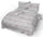 Housse de couette double avec taies d'oreiller imprimées en pur coton Straits Rose