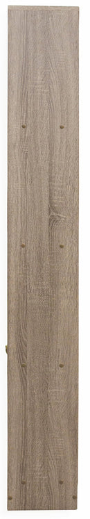 Libreria 4 Ripiani 73x24x170 cm in MDF Soriani Marrone Chiaro e Scuro