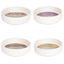 Set 4 Piatti Fondi Ø21x6 cm  in Ceramica VdE Tivoli 1996 Switch