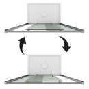 Porta Parete Doccia 1 Anta Scorrevole In Cristallo Opaco 6mm H198 Fosterberg Viborg Varie Misure