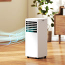 Condizionatore Portatile 7000 BTU Unità 4-in-1 con Raffreddamento Deumidificatore Ventilatore Modalità Notte Bianco      