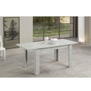 Tavolo allungabile 140/180x80x76 cm Maribor betulla bianco oliva