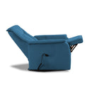 Poltrona Alzapersona Elettrica 2 Motori 82x108x84 cm Baila in Microfibra Dispositivo Medico 1 Celeste