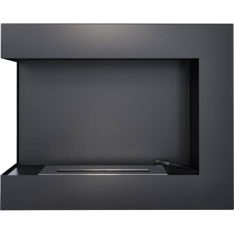 Camino a Bioetanolo da Incasso 60x48 cm Flig Tampa Nero Angolo a Sinistra