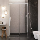 Porta Parete Doccia 1 Anta Scorrevoe in Cristallo Trasparente 6mm H195 Bonussi Eliane Varie Misure