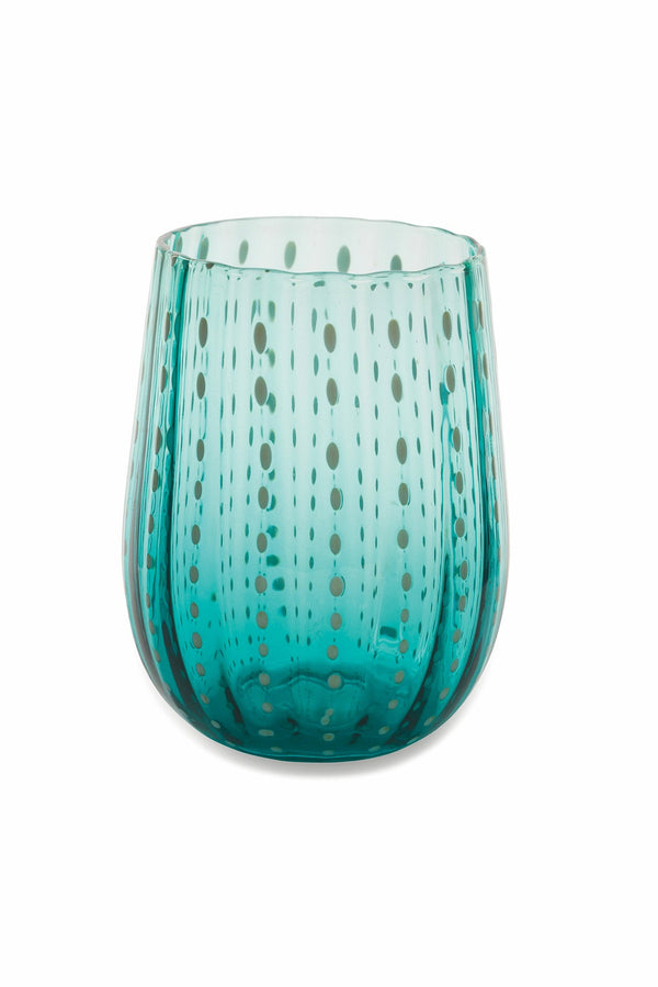 Lot de 6 verres à eau en verre 240 ml Villa d'Este Home Tivoli Acquamarina Shiraz prezzo