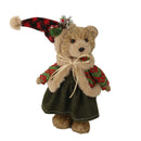 Orso in Tessuto verde cm 17x11xh30