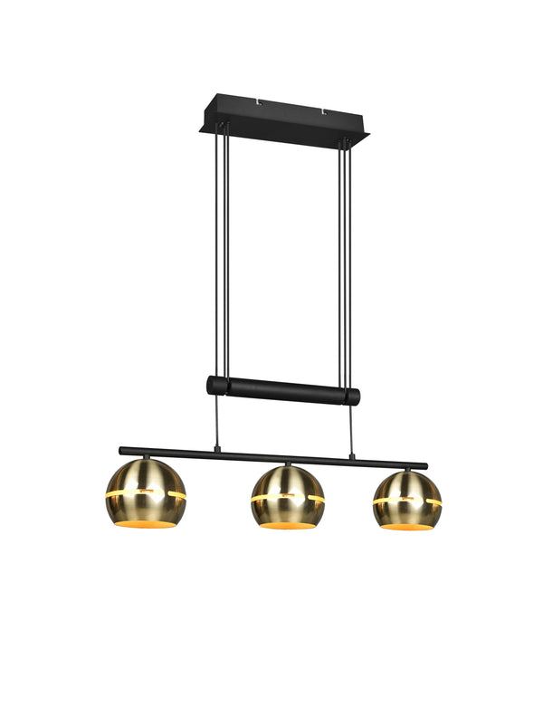 Lampe à Suspension Intérieure E14 en Métal Laiton Satiné online