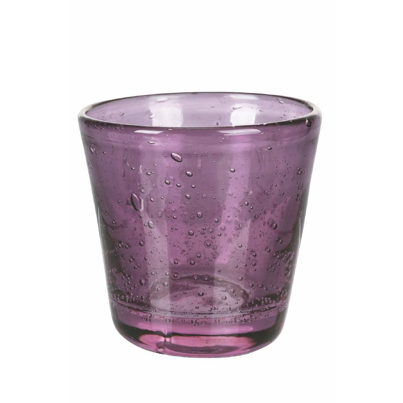 Set 6 Tazzine per Liquori Liquorini Cancun Provence in Vetro VdE Tivoli 1996 Viola