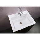 Mobile Lavatoio Sospeso Vasca Zeus in MineralMarmo Apertura a Cassettone 60x48x50 cm Olmo Bianco