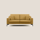 Divano 2 Posti 146x95x91 cm in Tessuto Giallo