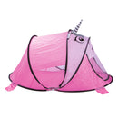 Tenda da Gioco per Bambini 183x96x86 cm con Apertura Pop-Up Unicorno Rosa