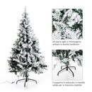 Albero di Natale Artificiale 150 cm con LED Verde 