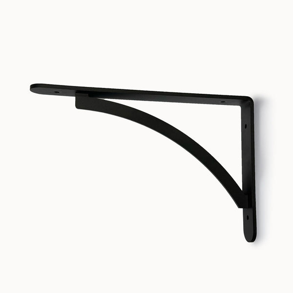 acquista Coppia di Staffe Supporto per Lavello a Muro 36x24 cm in Ferro Verniciato Nero