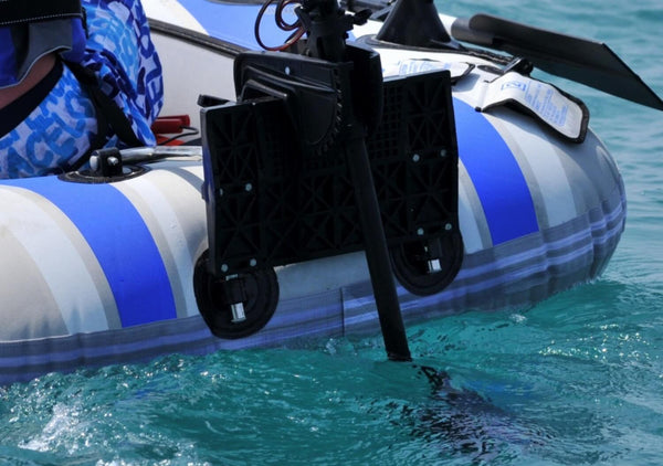 Support moteur en acier inoxydable pour gonflables Jilong Fishman II et Cheyenne III prezzo