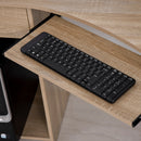 Scrivania da Ufficio ad Angolo Porta PC 120x70x75 cm in Legno 