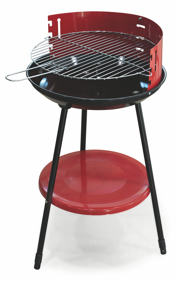Barbecue a Carbone Carbonella Rotondo Ø42 cm Soriani Sun-day Rosso
