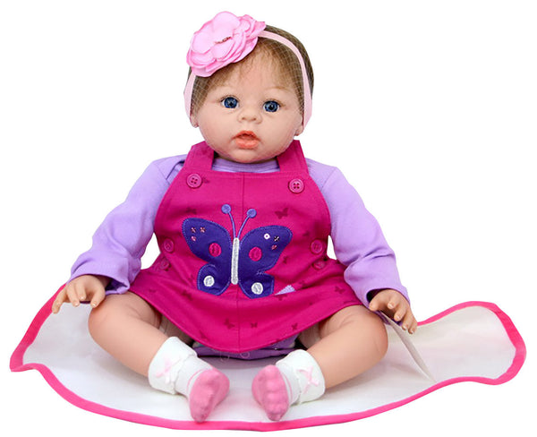 sconto Kidfun Real Baby Maya Reborn Baby Doll Réaliste Vinyle 30cm Assis