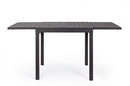 Tavolo Allungabile da Giardino 83-166x80x75h cm Pelagius Antracite