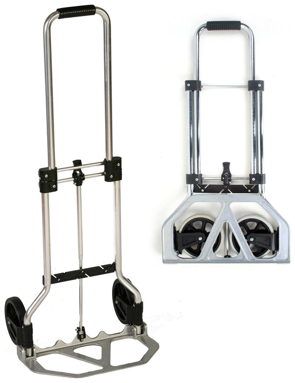 Trolley Pliant 45 Kg Porte-Bagages en Aluminium Tosini Trolley Silver sconto