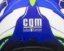 Casco Jet per Scooter Visiera Lunga CGM Mayer 130X Blu Opaco Varie Misure