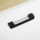 Mobile Bagno 4 ante 2 Ripiani 53x33,5x195,7 cm in Truciolato Bianco