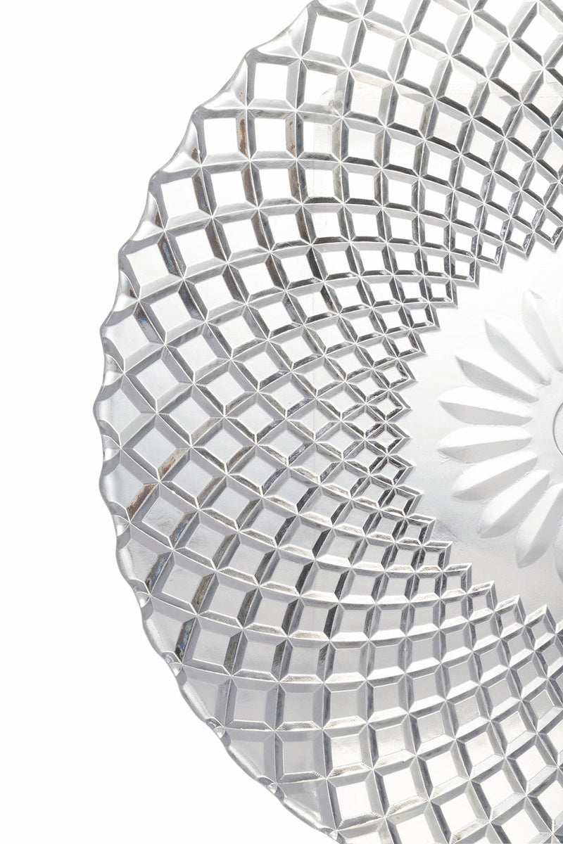 Set 6 Piatti in Vetro Ø25,2 cm Villa d'Este Home Tivoli Imperial