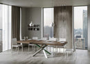 Tavolo Allungabile 140-244x90x77 cm Volantis Noce Telaio 4A 