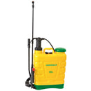 Pompa Irroratrice a Zaino da Giardino 20lt Rama Hand Giallo e Verde
