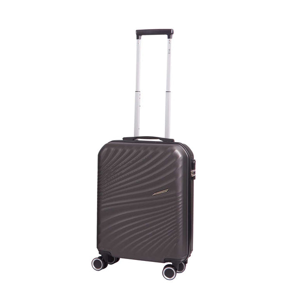 acquista Trolley Valigia Bagaglio a Mano Rigido 4 Ruote con Combinazione in ABS Ravizzoni Amalfi Grigio