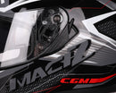 Casco Integrale per Scooter Visiera Lunga CGM Mach 2 316G Nero Varie Misure