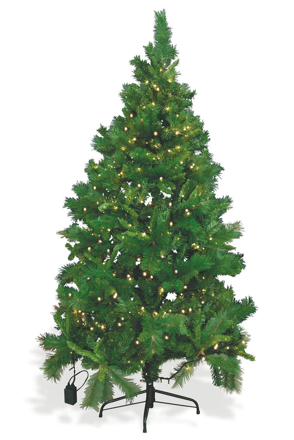 Sapin de Noël Lumineux 1280 Branches 400 LED Blanc Chaud Ø125xH225 cm Soriani Dublin Vert Clair prezzo