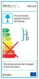 Lume Led 8W 790lm 4500K Cromo E-Energy Infinity
