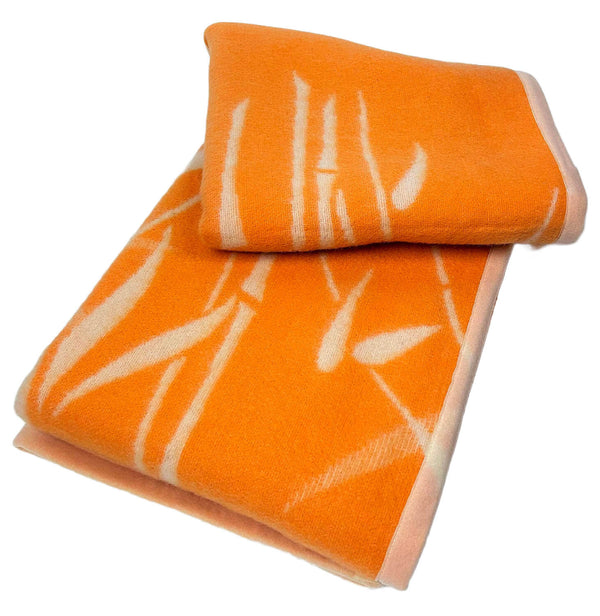 prezzo Coperta Pura Lana Doubleface 450 gr/mq Parker Zucca Varie Misure