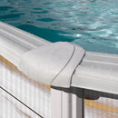 Piscina Ovale Fuori Terra 500x300xh120 cm in Acciaio e PVC Gre Finlandia