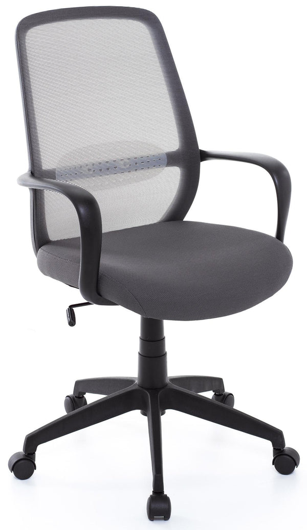 Fauteuil de bureau de direction en similicuir gris et textilène Pipol online