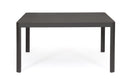 Tavolo Allungabile da Giardino 149x97/149x77.5 cm in Alluminio Kiplin Antracite