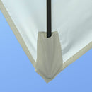 Ombrellone da Giardino 2x3 m Palo Ø38 mm in Alluminio e Poliestere Beige