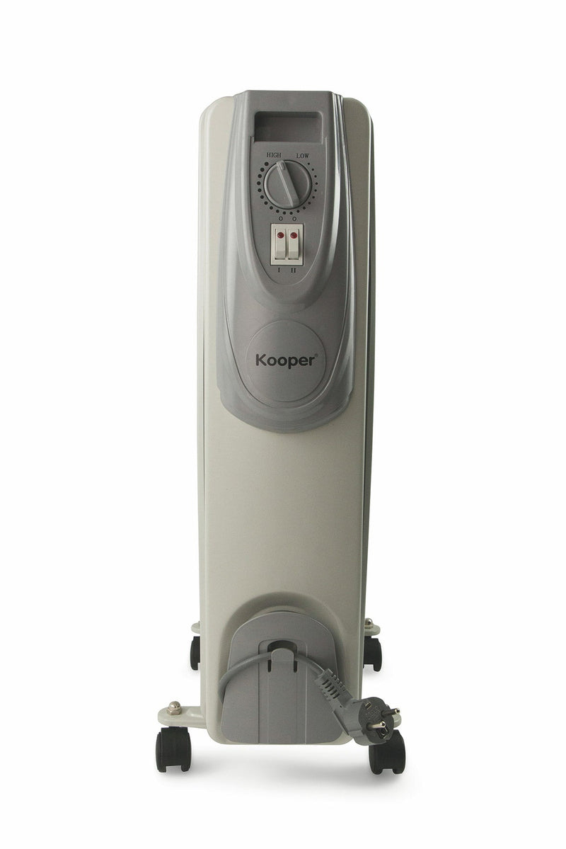 Stufa Termosifone ad Olio 1500W 7 Elementi Kooper Santorini Sette Bianco