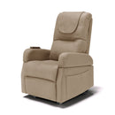 Poltrona Alzapersona 4 motori 70x87x105 cm a Batteria Ricaricabile In Tessuto Diva Dubai Tortora