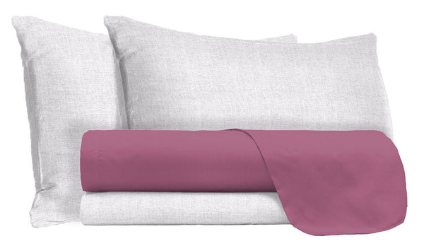 Ensemble de draps et taies d'oreiller en coton vineux différentes tailles acquista
