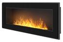 Camino a Bioetanolo da Parete/Incasso 120x49 cm Frame 1200 Nero