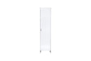 Mobile a Colonna Lavanderia da Esterno 46,5x49x182 cm in PVC Bianco
