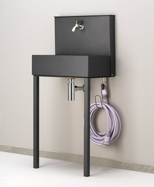 Lavandino a Parete da Giardino con Doppio Rubinetto Belfer 42/PRL Antracite online