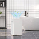 Deumidificatore Portatile Serbatoio 2,5L 32x23x49 cm Bianco  