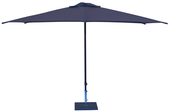 acquista Ombrellone da Giardino 3x2 m Palo Ø38 mm in Alluminio Tessuto Poliestere Trend Antracite