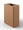 Pattumiera a 1 Scomparto da 45 L 44x28x63 cm con Contenitore Interno in Acciaio Verniciato Corten