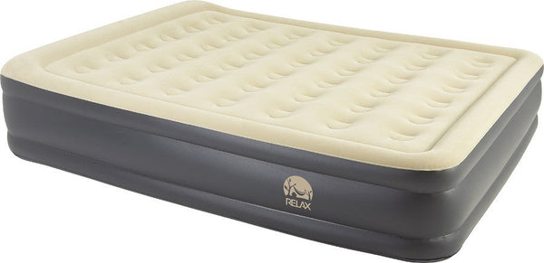 Matelas de camping gonflable 1 et demi floqué 196x97x47cm Jilong Twin Size Beige prezzo