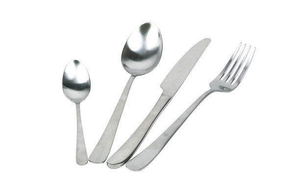 Ménagère Service 24 Pièces en Acier Argenté Mat VdE Tivoli 1996 Ronde acquista